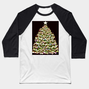 Nostalgic Christmas Tree Baseball T-Shirt